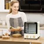 15 l talpos mini orkaitė su reguliuojamo aukščio kepimo skarda ir grotelėmis