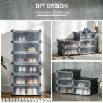 Modulinė batų lentyna su 6 uždaromais skyriais