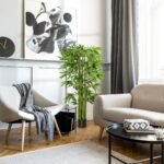 Tikroviškas dirbtinis bambukas 160 cm su vazonu