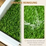 Šunų tualetas su 3 sluoksnių dirbtinės žolės sistema