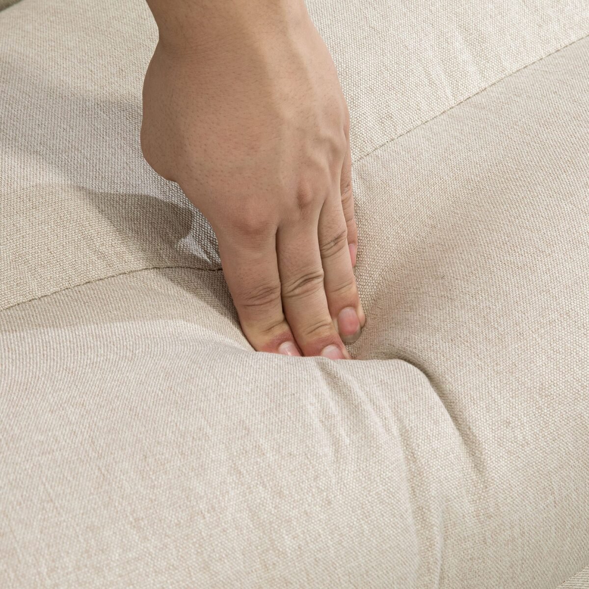 Transformuojama sulankstoma grindų kėdė su reguliuojamu atlošu