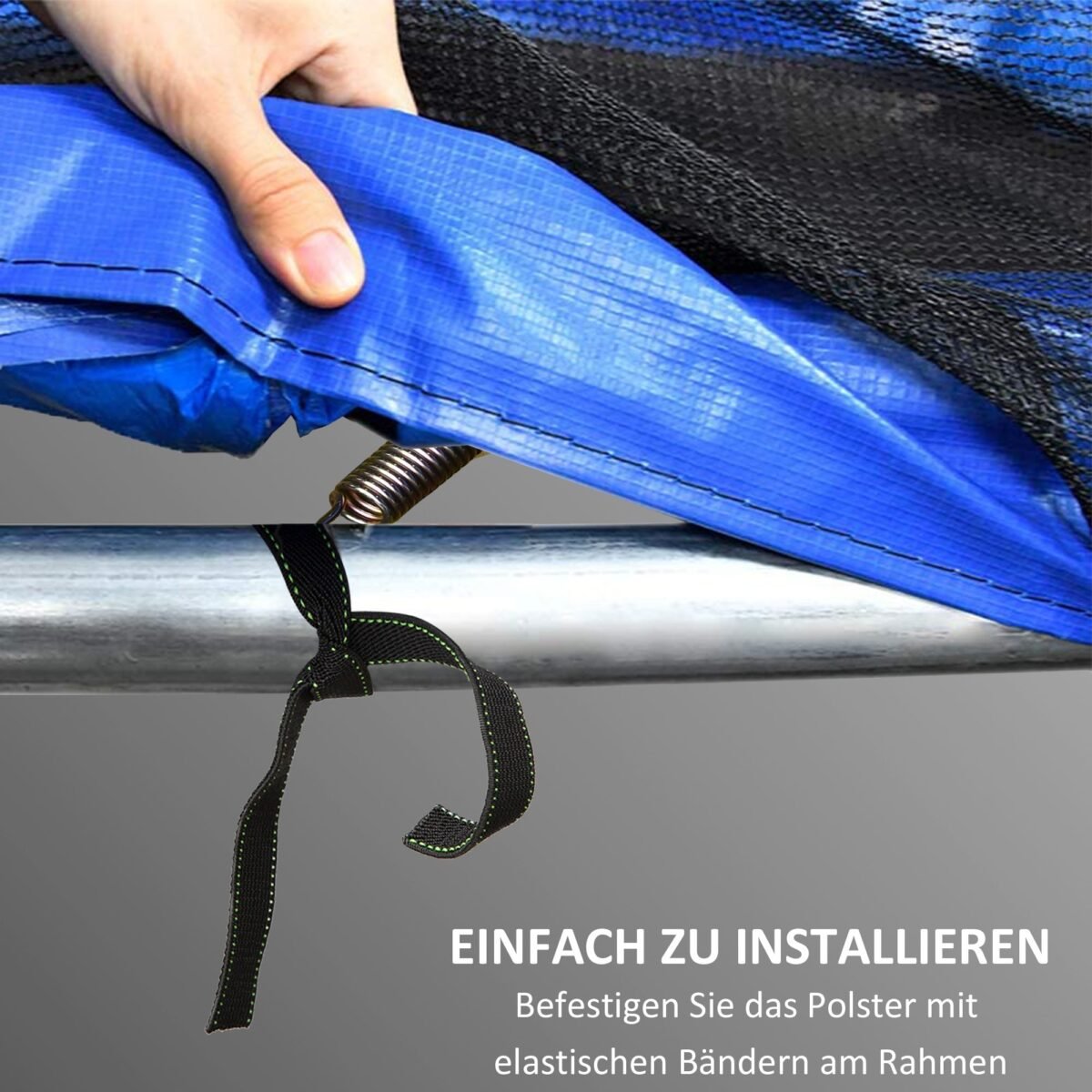 Patvari vandeniui atspari tramplino krašto apsauga 244 cm skersmens