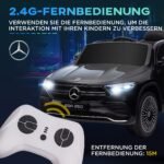 Licencinis vaikiškas elektromobilis Mercedes-Benz EQA su nuotoliniu tėvų valdymu