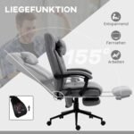 Ergonominė masažuojanti biuro kėdė