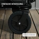 Daugiafunkcis sulankstomas vežimėlis 120 kg apkrovos