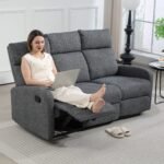 Trivietė poilsio sofa su individualiai reguliuojamais atlošais