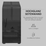 Komoda su 2 stalčiais, 2 durelėmis, reguliuojama lentyna ir paspaudžiamuoju atidarymo mechanizmu