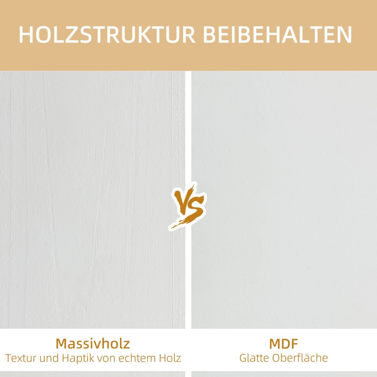 Pakabinama medžio masyvo lentyna su 5 įvairaus dydžio kubeliais