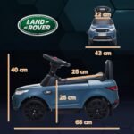 Licencijuotas Land Rover 6V vaikų elektromobilis su važiavimo ir stūmimo režimu