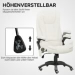 Ergonominė biuro kėdė su masažu ir šildymu
