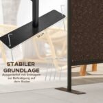 3 dalių lauko privatumo sienelė iš PE rotango