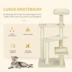 100 cm aukščio daugiaaukštis kačių medis su sizalio stulpeliais