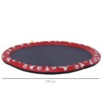 Sulankstomas šunų baseinas su neslystančiu dugnu Ø170 cm