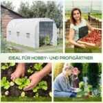 Praeinamas šiltnamis su metaliniu rėmu 4,45 x 2 x 2 m