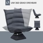 Krėslas su pasukama sėdyne ir reguliuojama atkalte