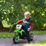 Elektrinis vaikiškas motociklas Honda su garso efektais