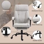 Masažinė biuro kėdė su šildomu juosmeniu