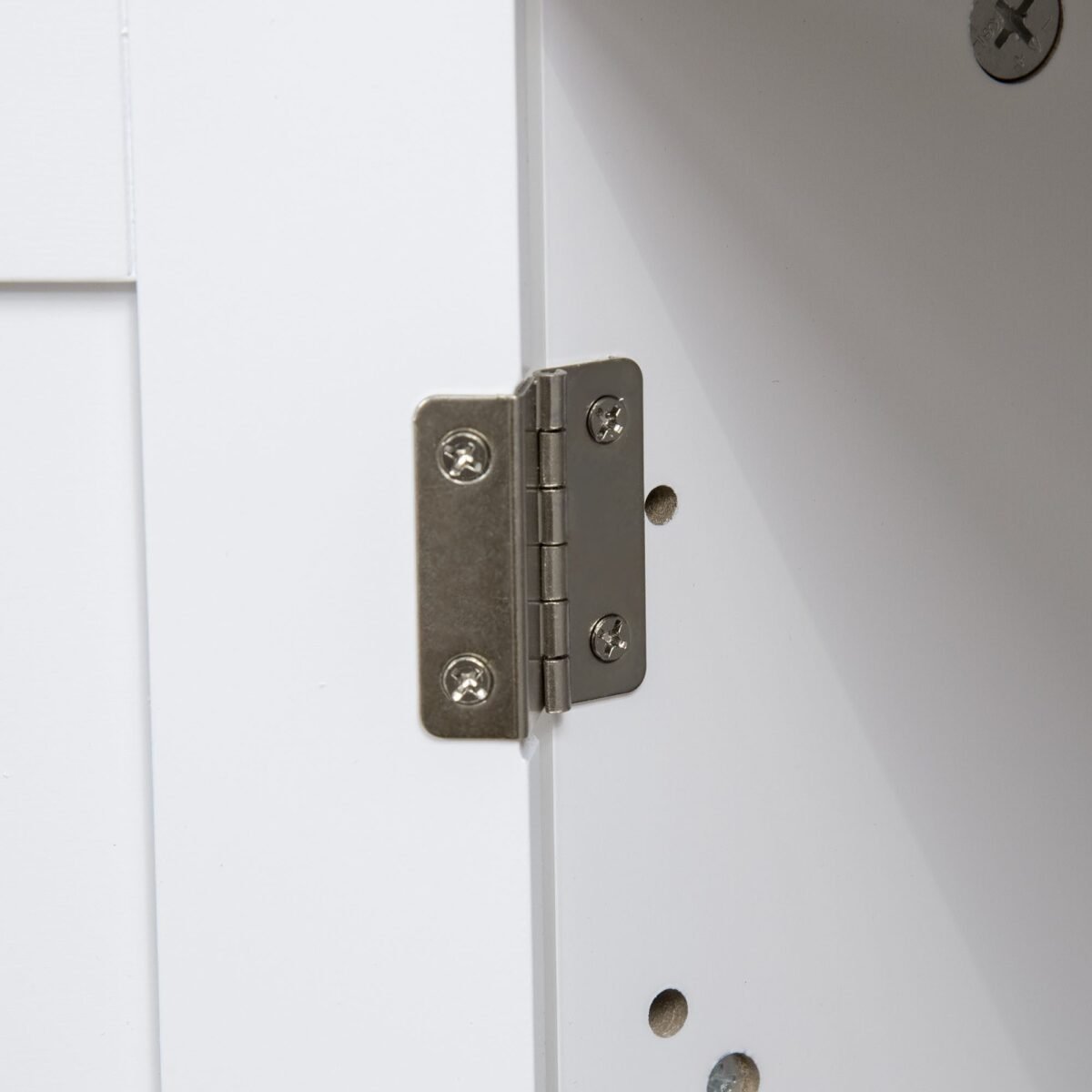 Daugiafunkcinė kačių tualeto spintelė su reguliuojama pertvara ir šoninėmis lentynėlėmis