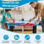 Elektrinis "Air Hockey" stalas su LED ekranu (Mėlyna)