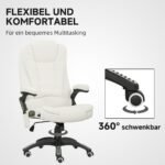 Ergonominė biuro kėdė su masažu ir šildymu