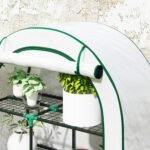 Nešiojamas 4 pakopų mini šiltnamis – 100x45x160 cm