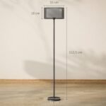 Pastatomas šviestuvas su kojiniu jungikliu