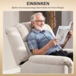 Elektrinis pakeliamasis fotelis su masažu ir šildymu