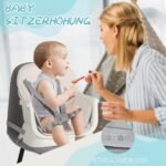 Reguliuojamas 6-in-1 vaikiškos kėdutės komplektas (Natūrali)