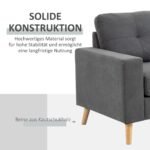 Trivietė skandinaviško stiliaus kampinė sofa su sagomis