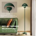 Elegantiškas pastatomas šviestuvas su kojiniu jungikliu