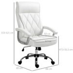 Ergonominė biuro kėdė su rombo raštu ir supimosi funkcija