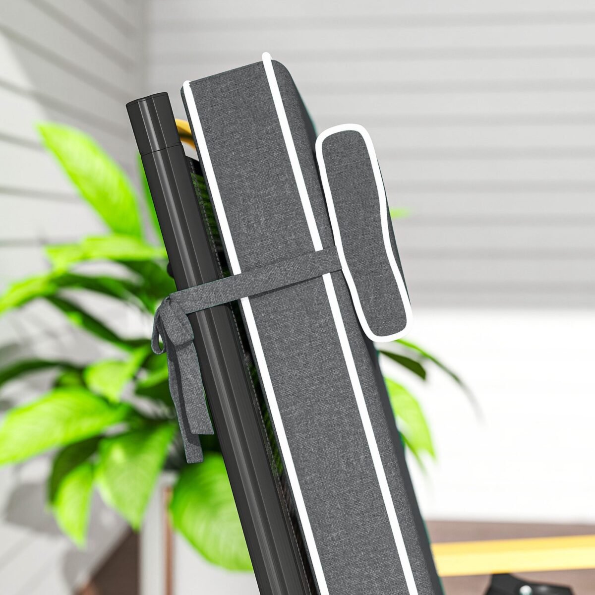 Lauko pagalvėlė su atlošu ir galvos atrama atspari vandeniui