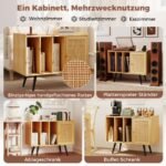 Stovas vinilinio grotuvo laikikliui su įkrovimo stotele (Natūrali)