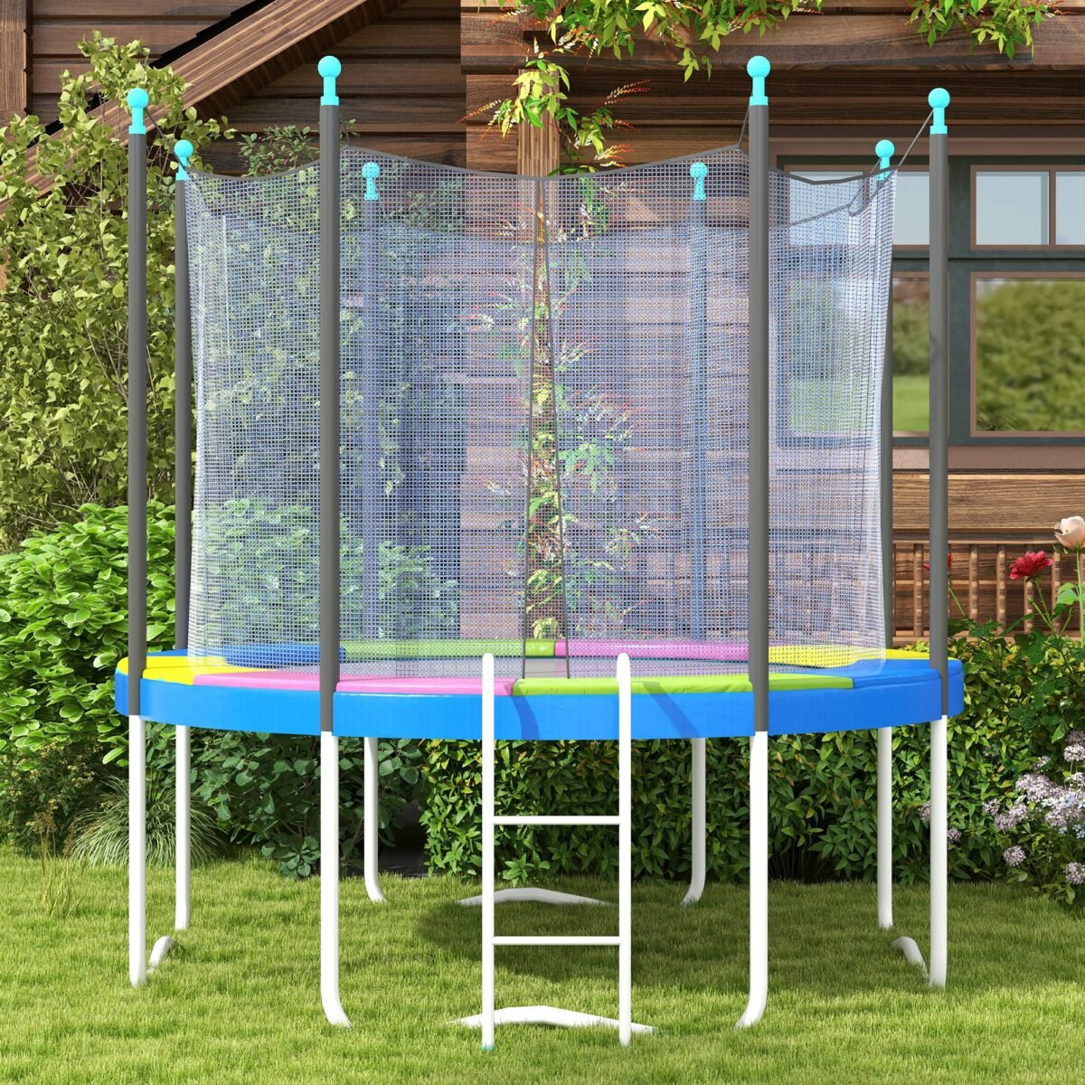 Patvari vandeniui atspari tramplino krašto apsauga 244 cm skersmens