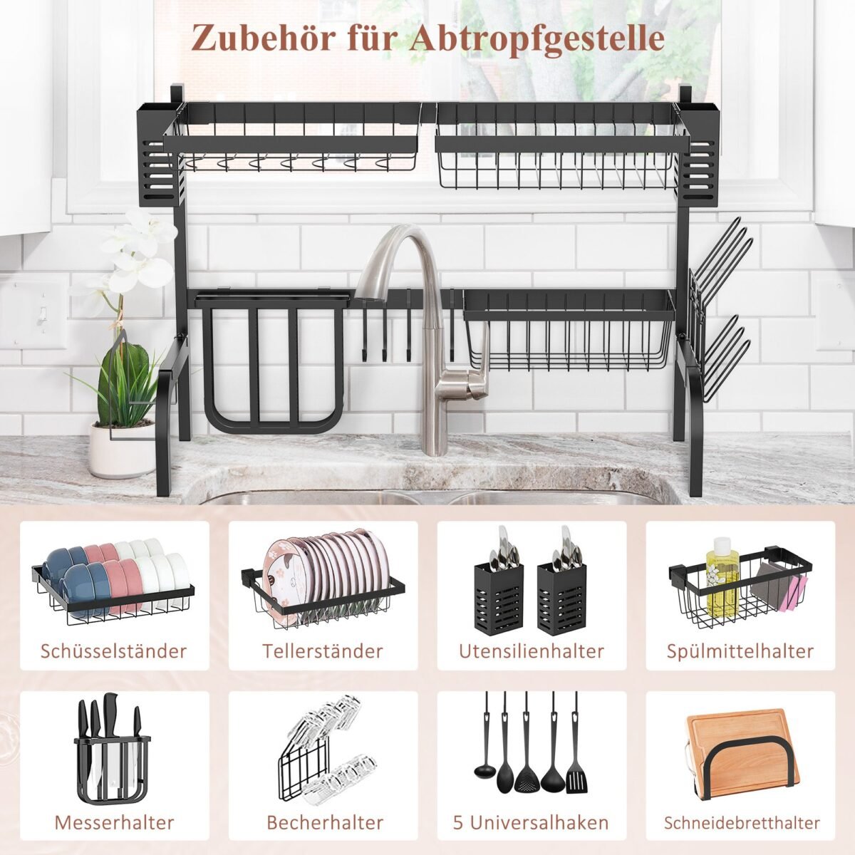 Tvirta modulinė indų džiovykla