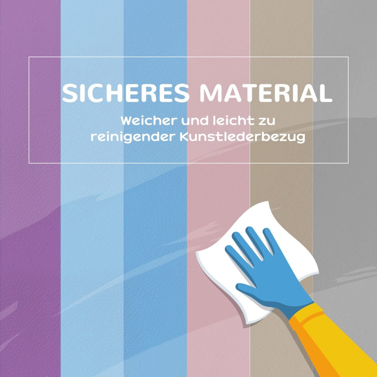 Minkšti putų kubeliai 1-3 metų vaikams, 12 vnt., 20x20x20 cm, lengvai valomi