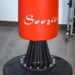 Bokso treniruočių stovas su refleksiniu kamuoliu ir 360° besisukančia juosta