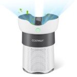 Oro valytuvas su trijų pakopų filtravimo sistema (Pilka ir balta)