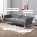 2-vietė sofa-lova su individualiai reguliuojamais atlošais