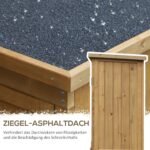 Atsparus orams sodo sandėliukas su žaliuzinėmis durimis ir 3 lentynomis