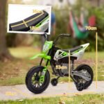 Elektrinis motociklas vaikams su treniruočių ratais ir muzika