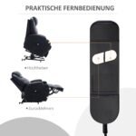 Elektrinis poilsio krėslas su pakėlimo ir atlošimo funkcija