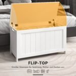 MDF daiktadėžė su saugiu dangčiu ir dviem rankenomis