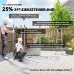 Sodo įrankių namelis su dvišlaičiu stogu ir rakinamomis stumdomomis durimis 2,43 m²