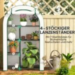 Nešiojamas 4 pakopų mini šiltnamis – 100x45x160 cm