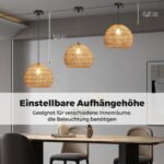 Rankomis austas pakabinamas šviestuvas su reguliuojamu aukščiu (Ruda)