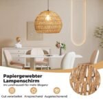 Rankomis austas pakabinamas šviestuvas su reguliuojamu aukščiu (Ruda)