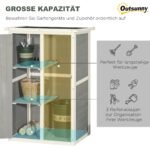 Orams atspari sodo įrankių spintelė su lentynomis