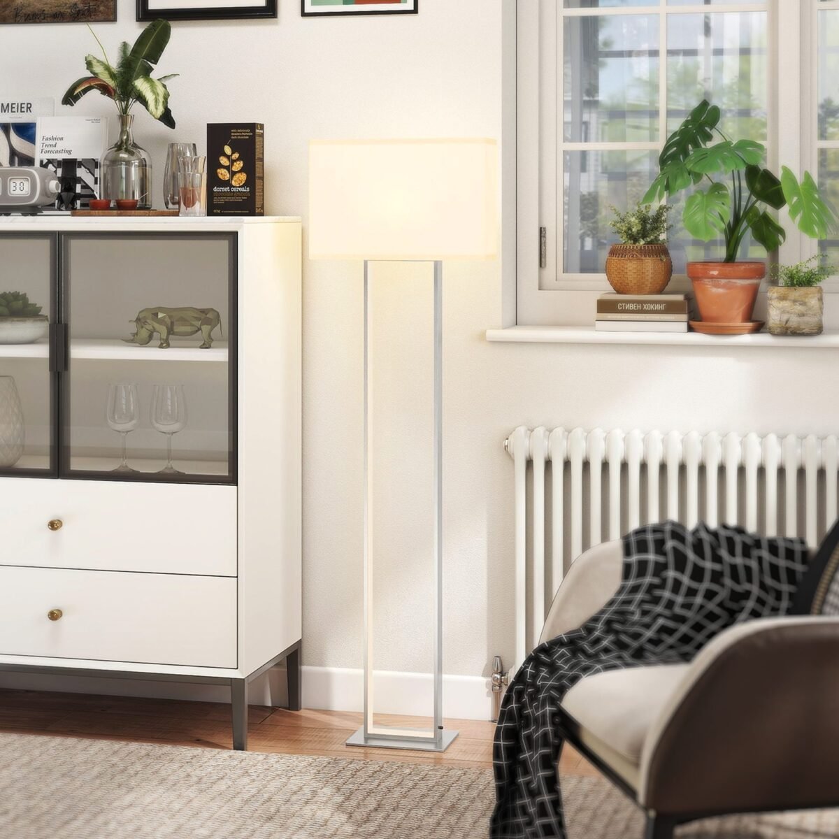 Modernus grindinis šviestuvas su 3 šviesos režimais ir tolygiai reguliuojamu ryškumu