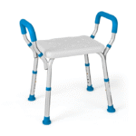 Reguliuojamo aukščio dušo kėdutė su atramomis (Mėlyna)